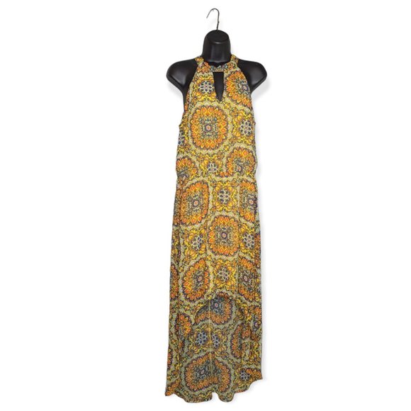 As U Wish High Low Halter Top Dress Size Large - Picture 1 of 10